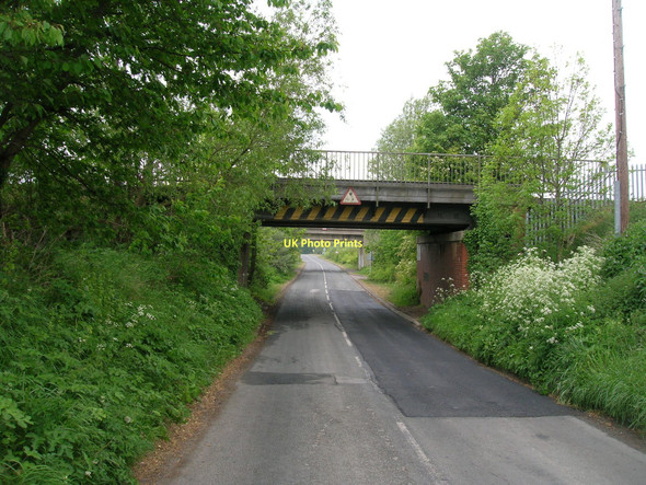 Photo 6"x4" Railway bridge, Temple Hirst Temple Hirst c2011