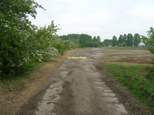 Photo 6"x4" Track near Burn Airfield Burn\/SE5928 c2011