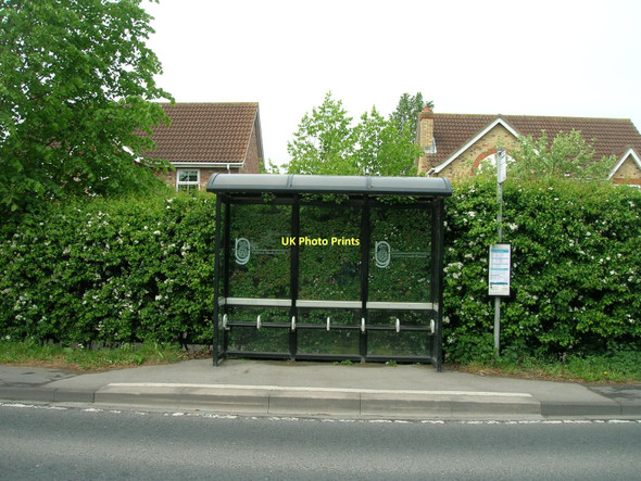 Photo 6"x4" Bus shelter on Doncaster Road (A19) Selby c2011
