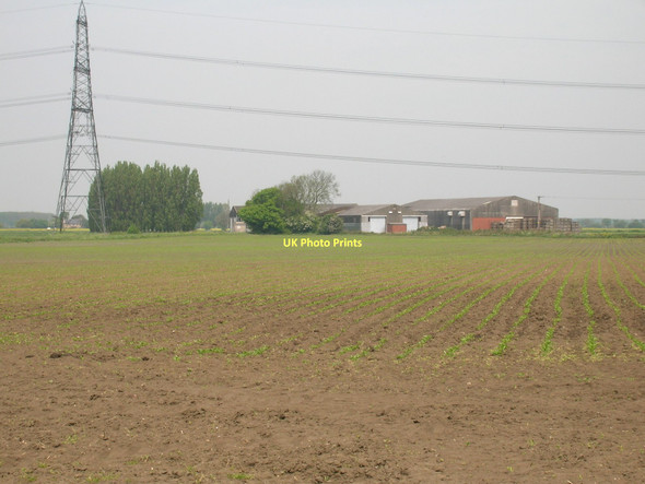 Photo 6"x4" Farmland near Northfield Farm Birkin c2011