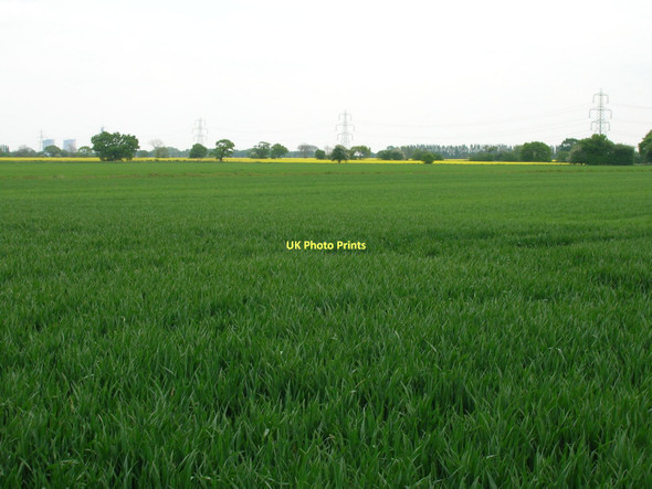Photo 6"x4" Farmland near Hillam Hillam\/SE5028 c2011