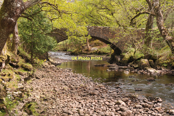 Photo 6"x4" Bridge over River Moidart at Brunery Brunery c2011