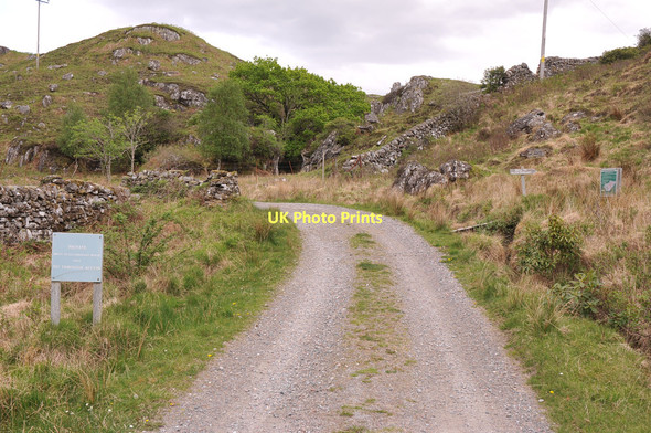 Photo 6"x4" Track to Glenmoidart House Brunery c2011