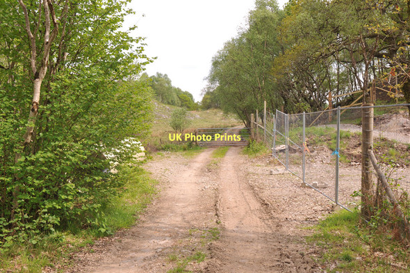 Photo 6"x4" Farm track to Austinscroft Dalnabreck\/NM7069 c2011