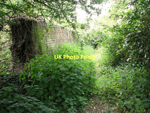 Photo 6"x4" Disused railway bridge, Wreningham Penny's Green c2011