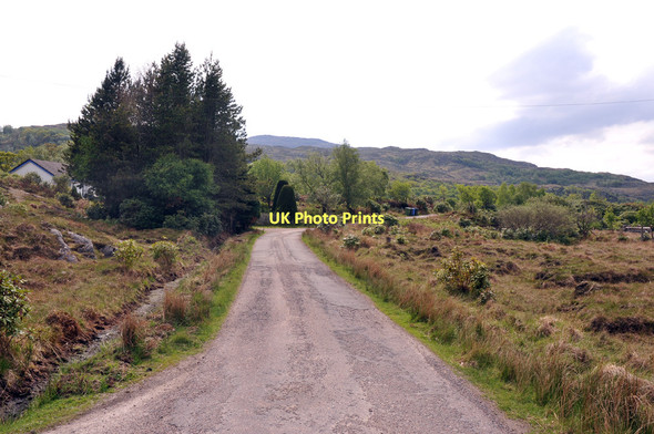 Photo 6"x4" Minor road to a public parking area at Arivegaig Arivegaig c2011
