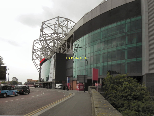 Photo 6"x4" Sir Matt Busby Way and Old Trafford East Stand Salford\/SJ8098 c2011