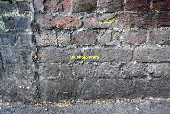 Photo 6"x4" Benchmark on railway bridge over Rockingham Street London c2011