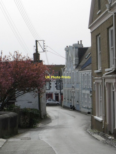 Photo 6"x4" Street in Lizard village centre Lizard c2011