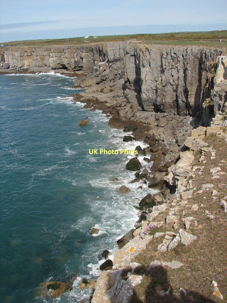 Photo 6"x4" Coastline at Saint Govan's Head Bosherston c2011