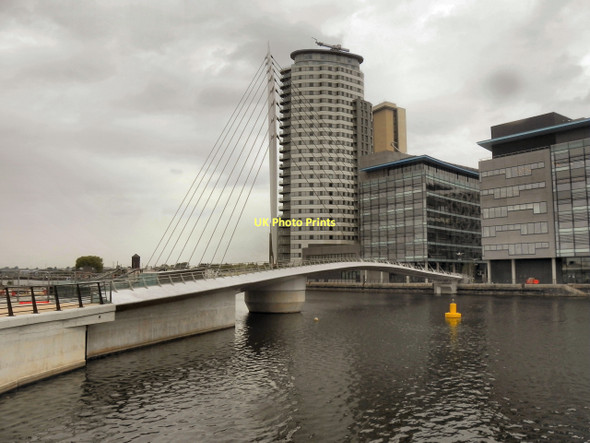 Photo 6"x4" MediaCity Footbridge Salford\/SJ8098 c2011 P1