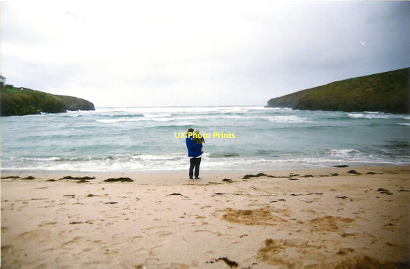 Photo 6"x4" Porthcothan Beach Porthcothan c1998