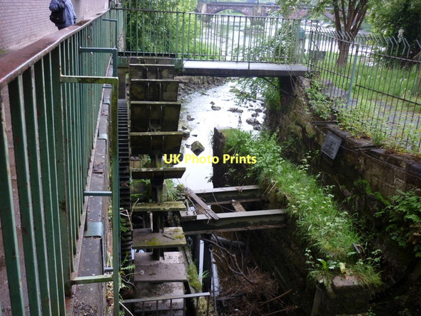 Photo 6"x4" A waterwheel on the Dee Chester c2011