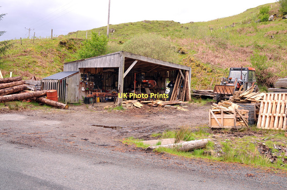 Photo 6"x4" Small sawmill near Glenelg Galltair c2011