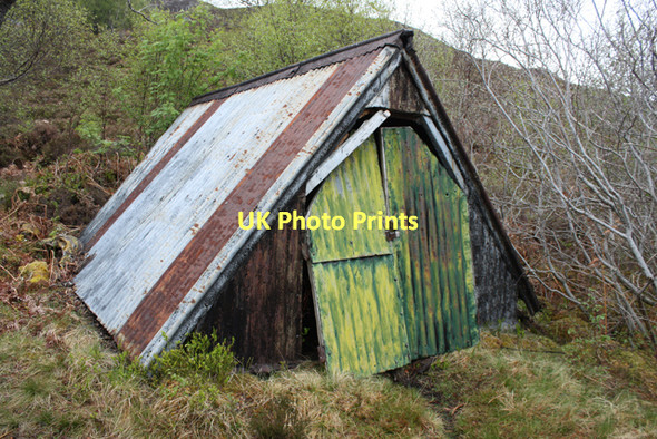 Photo 6"x4" Boathouse at Loch Caoldair Catlodge c2011