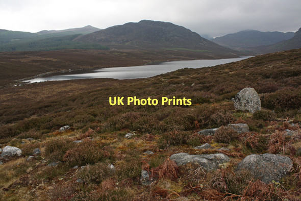 Photo 6"x4" Moorland NE of Loch Caoldair Catlodge c2011