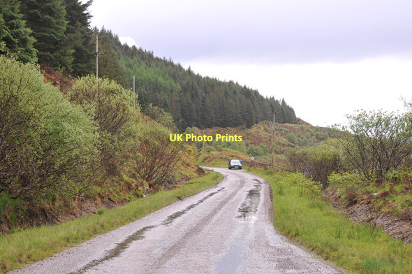 Photo 6"x4" Minor road at Upper Sandaig Eilanreach c2011