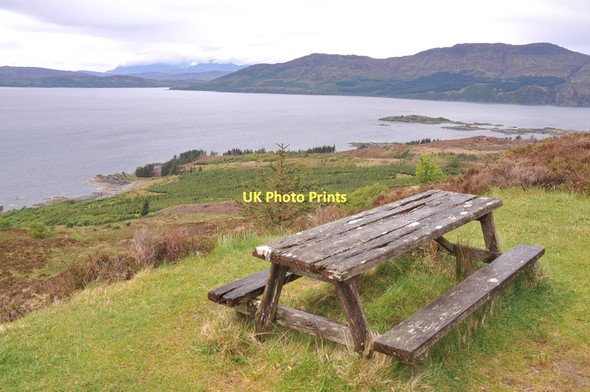 Photo 6"x4" View over Sandaig Allt a' Ghoirtean c2011