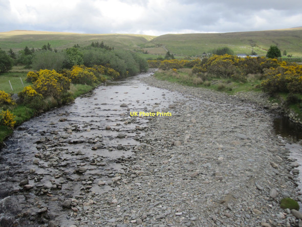 Photo 6"x4" Carrownisky River at Glenkeen Cregganbaun c2011