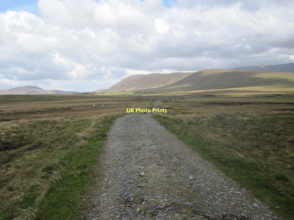 Photo 6"x4" Track through turf cutting country Cregganbaun c2011