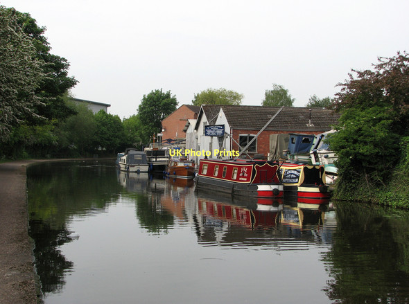 Photo 6"x4" Boatyard on the Nottingham Canal Dunkirk\/SK5538 c2011