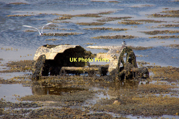 Photo 6"x4" Rusting metal on the south shore of the voe at Baltasound Baltasound c2011