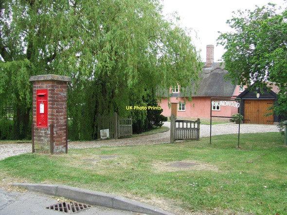 Photo 6"x4" Post Box Windsor Green c2011