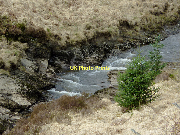 Photo 6"x4" Afon Camddwr north of Llyn Brianne, Ceredigion Cnwch Rhiwhalog c2011 P1