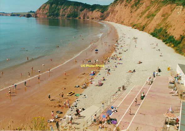 Photo 6"x4" West Beach Sidmouth Sidmouth c2000