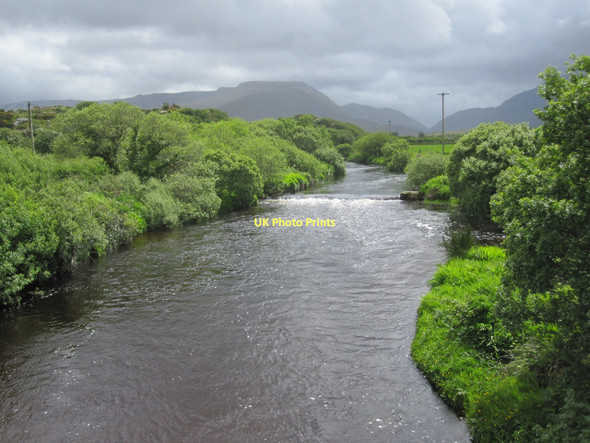 Photo 6"x4" Carrownisk River at Cregganbaun Cregganbaun c2011