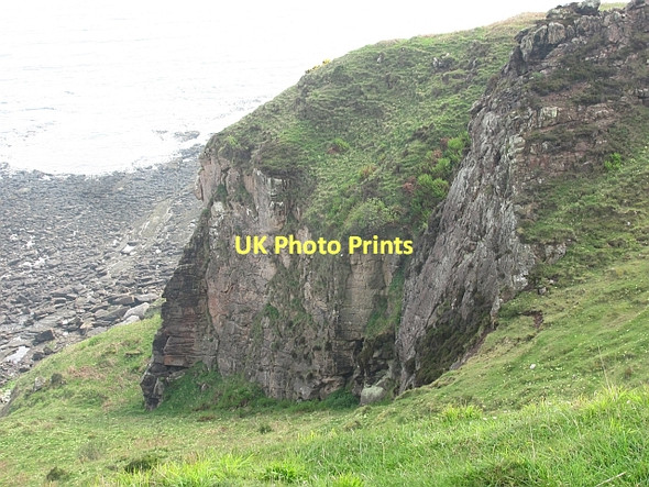 Photo 6"x4" Crag above Lamberton Beach Ross\/NT9660 c2011