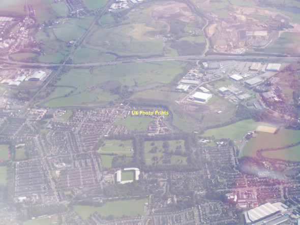 Photo 6"x4" View from the Plane - Fishpool and Bury 8-9-2006 Bury\/SD8010 c2006
