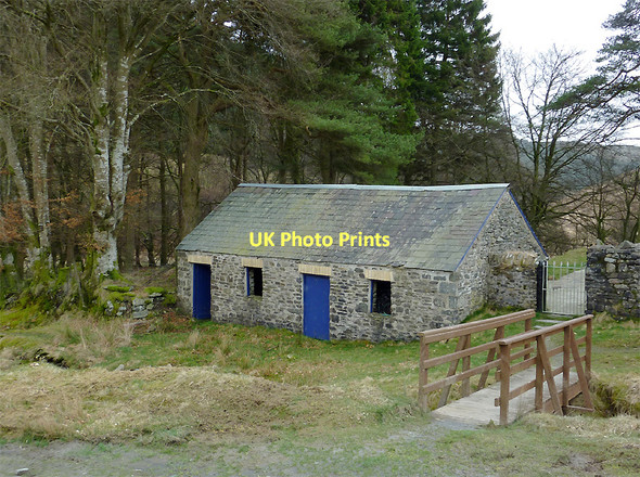 Photo 6"x4" Stone built outhouse at Soar-y-Mynydd, Ceredigion Soar y Mynydd c2011