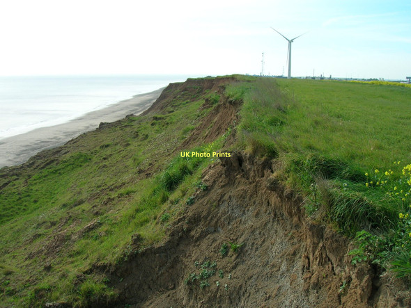 Photo 6"x4" Soft clay cliffs near Dimlington Out Newton c2011
