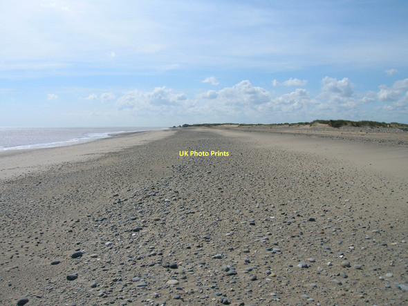 Photo 6"x4" Beach near Easington looking South Kilnsea c2011