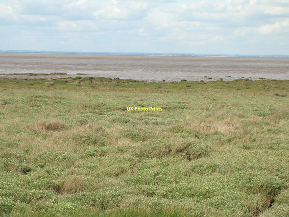 Photo 6"x4" Salt marsh, Kilnsea Clays Kilnsea c2011