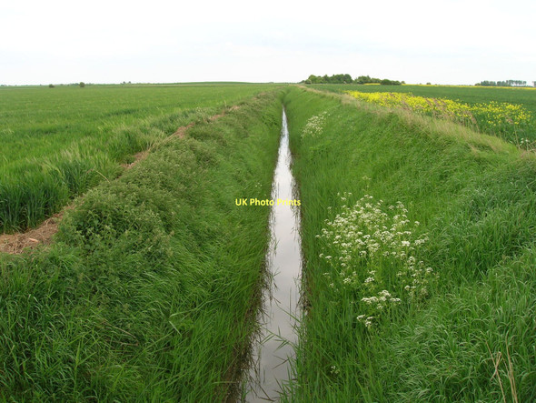 Photo 6"x4" Drainage ditch near Eastgrowths Farm Patrington Haven c2011