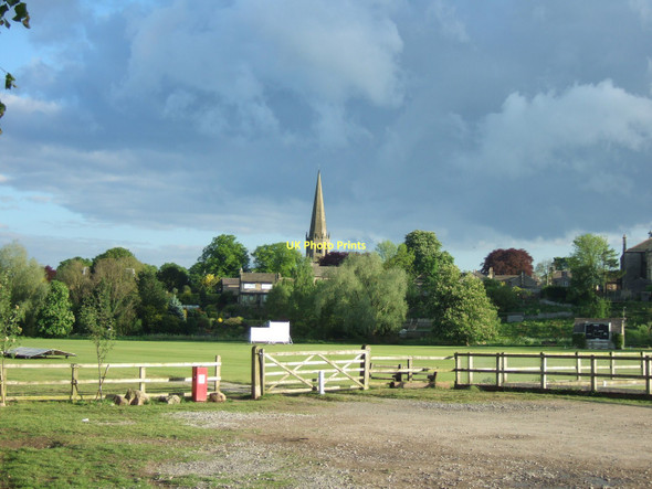 Photo 6"x4" Masham Church, from the cricket ground car park Masham c2011