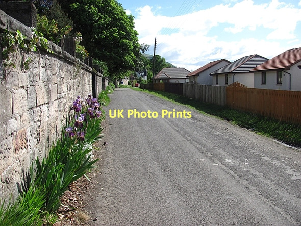 Photo 6"x4" Long Row, Menstrie Menstrie c2011