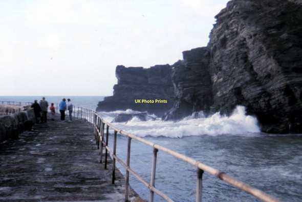 Photo 6"x4" Portreath Harbour - 1987 Portreath c1987