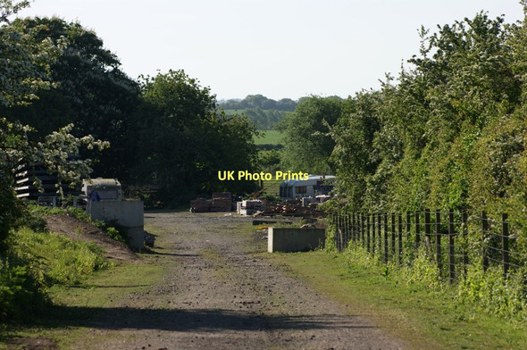 Photo 6"x4" Old station yard, Hougham Gelston\/SK9145 c2011