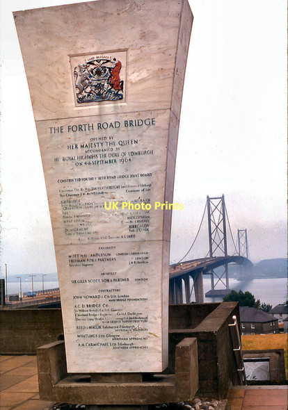 Photo 6"x4" Forth Road Bridge Queensferry\/NT1278 c1978