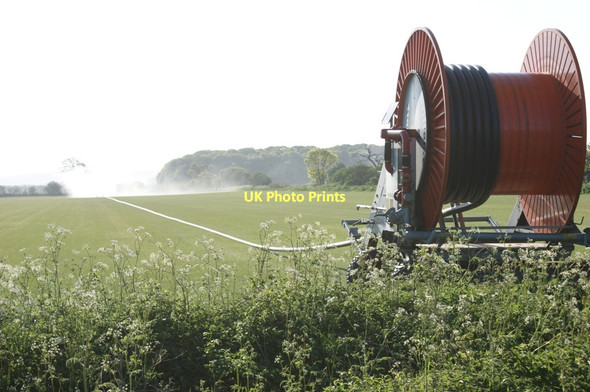Photo 6"x4" Irrigating turf grass, Barkston Road, Marston Marston\/SK8943 c2011
