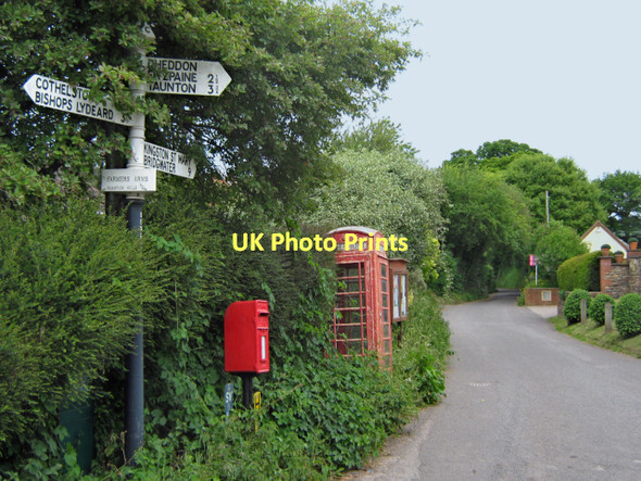 Photo 6"x4" The road to Kingston at Fulford Fulford\/ST2029 c2011