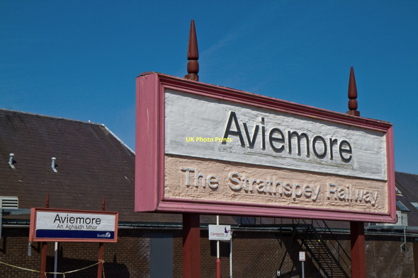 Photo 6"x4" Aviemore Station Aviemore c2011