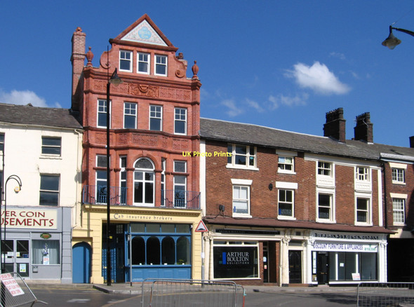 Photo 6"x4" Burslem - north side of Market Place Stoke-on-Trent c2011