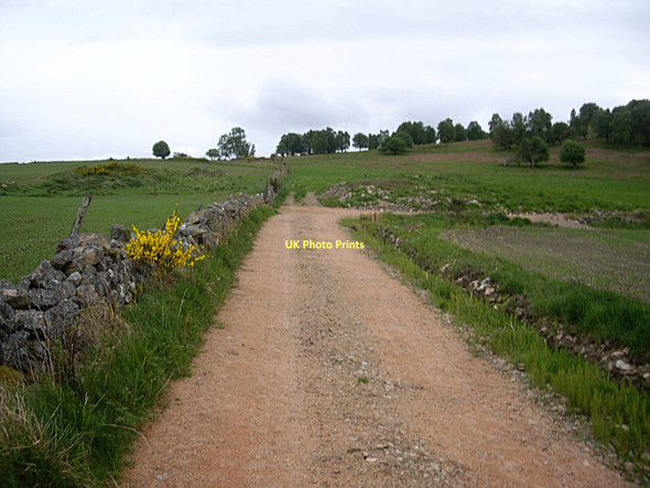 Photo 6"x4" Approach to a bend in the track Coull\/NJ5102 c2011