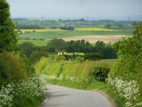 Photo 6"x4" View from Carr Lane in May Bolsover c2011