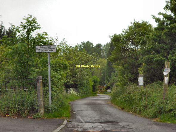 Photo 6"x4" Private Road Denton\/SJ9295 c2011