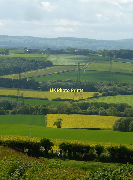 Photo 6"x4" Farming countryside, Doe Lea valley Bolsover c2011